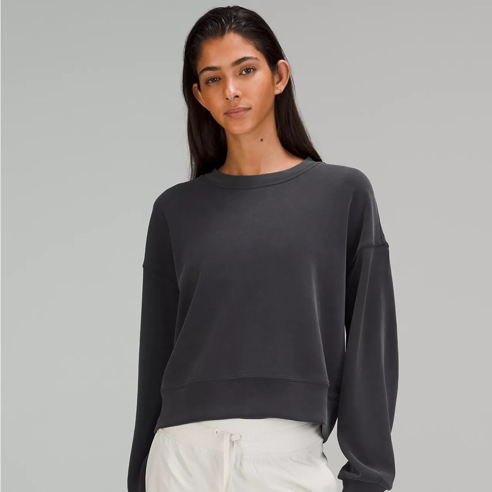 Lululemon Softstream Perfectly Oversized Cropped Crew and High Rise Pant - 4